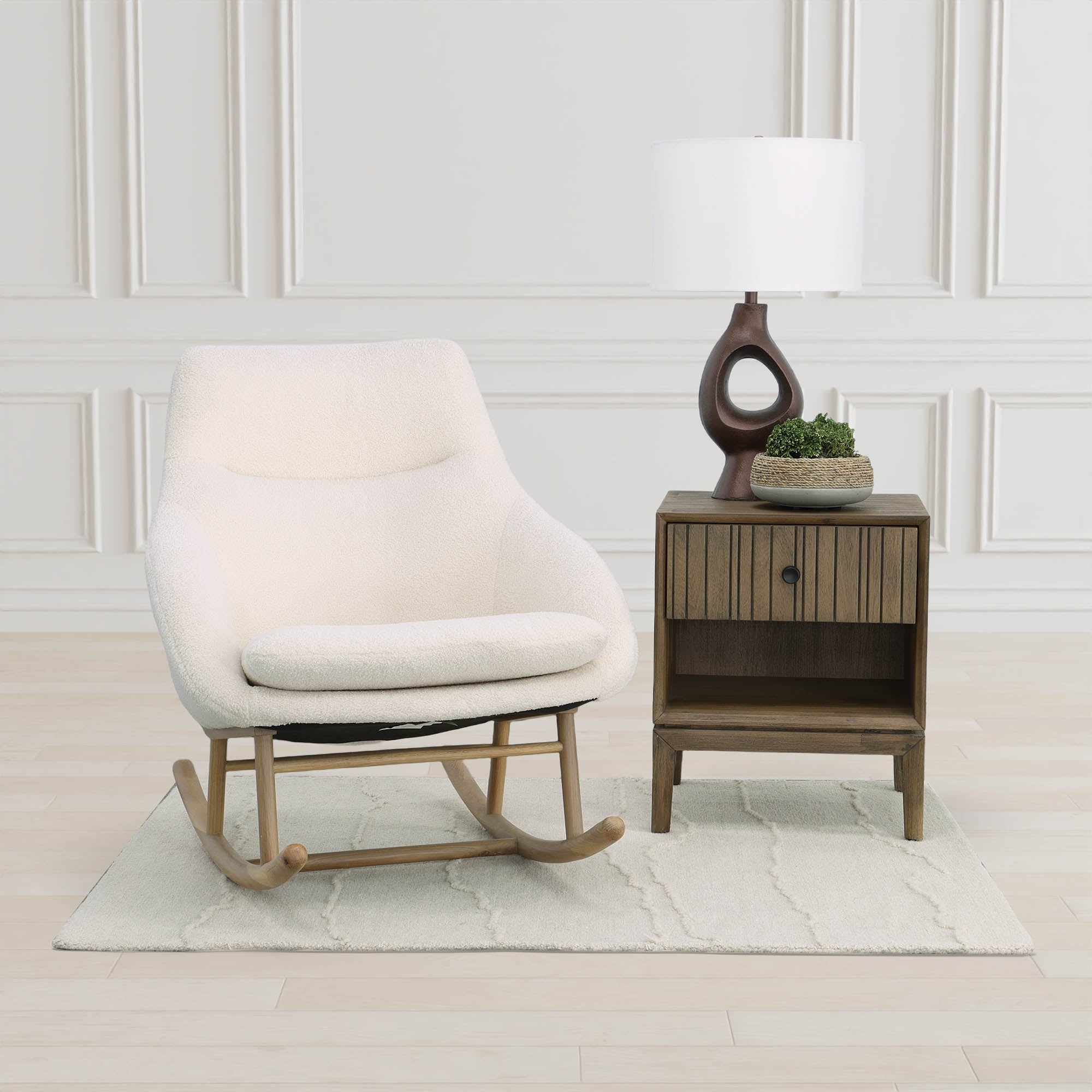 LH Home Las Vegas Rocker Club Chair
