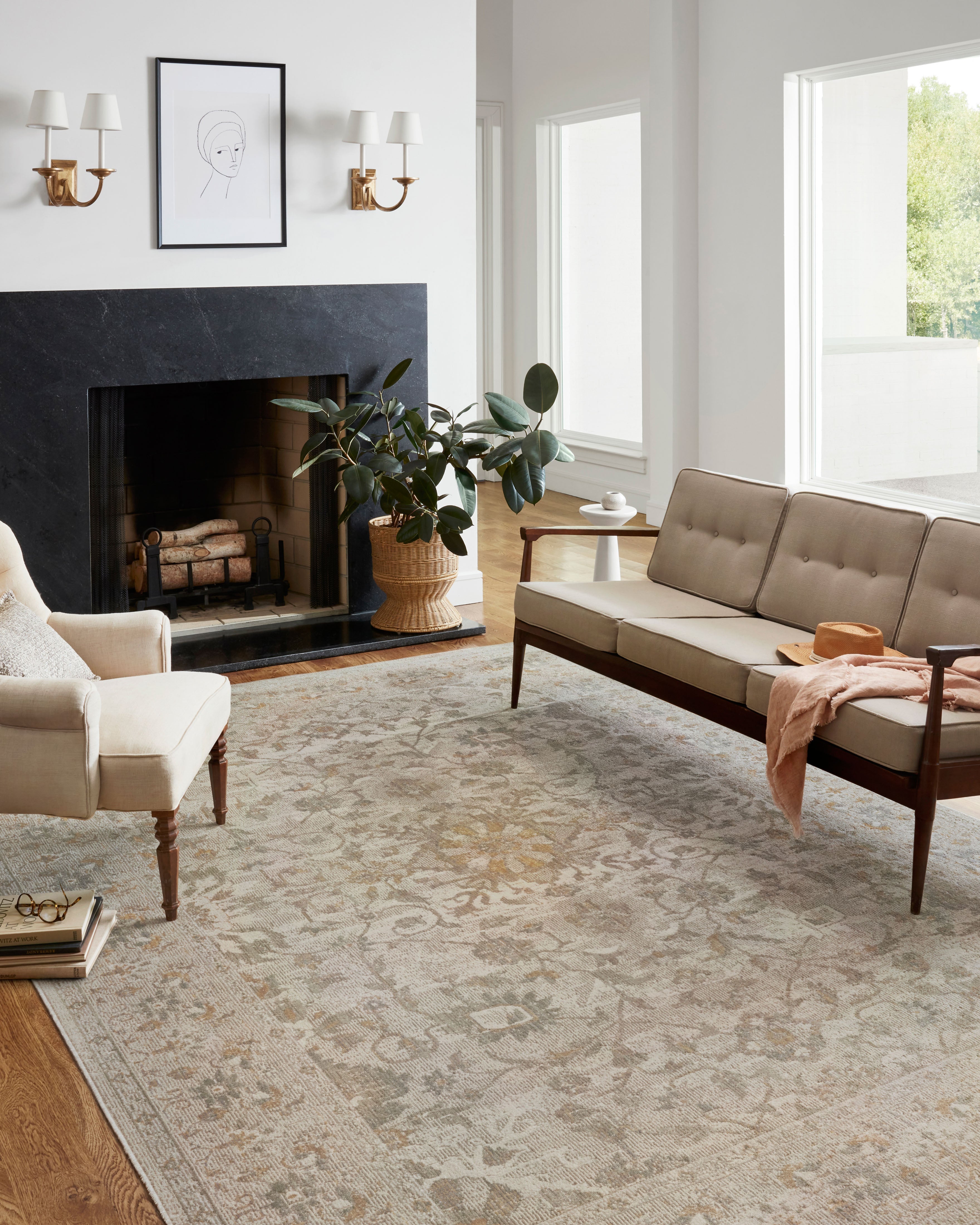 Chris Loves Julia x Loloi Rosemarie Sample Rug