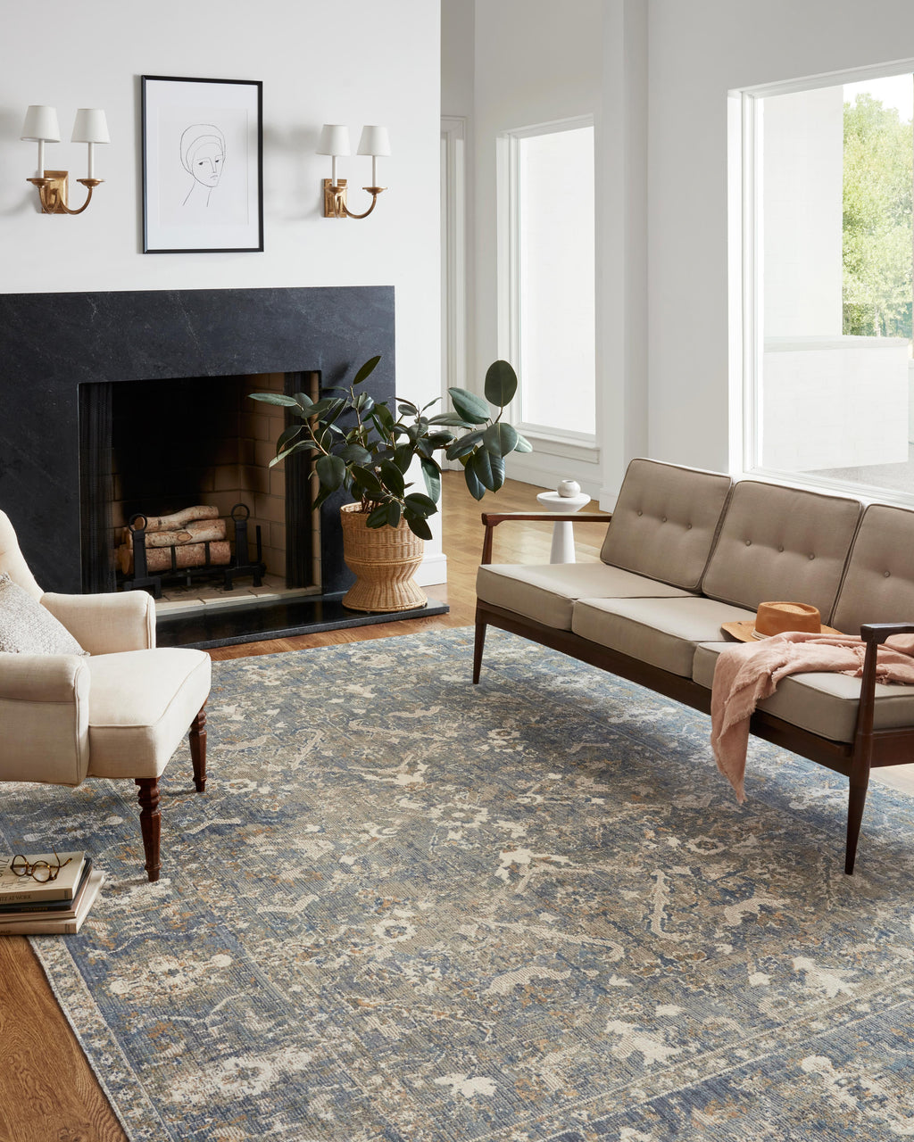 Chris Loves Julia x Loloi Rosemarie Accent Rug