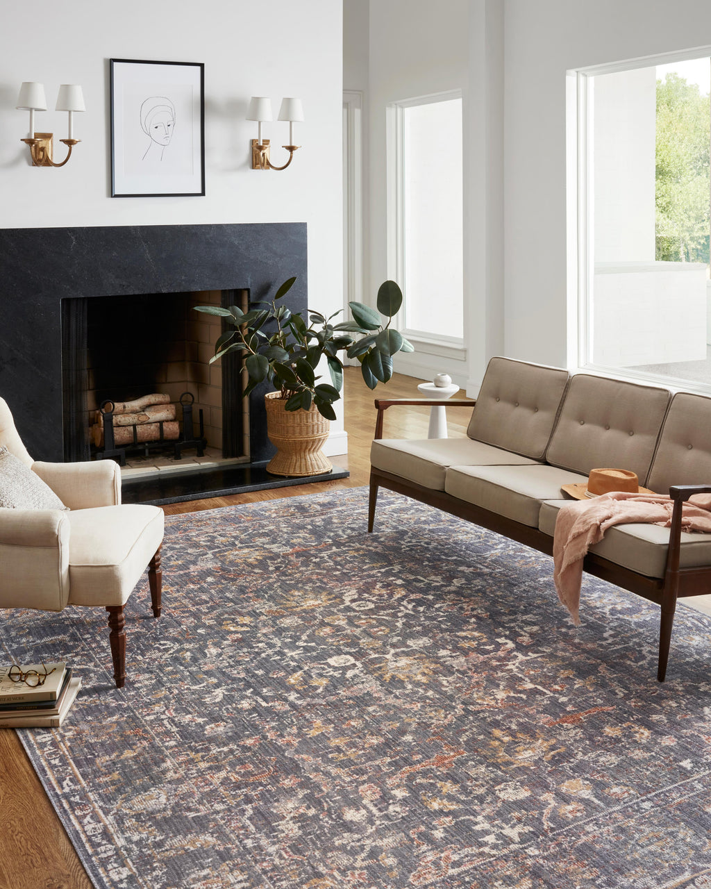 Chris Loves Julia x Loloi Rosemarie Area Rug