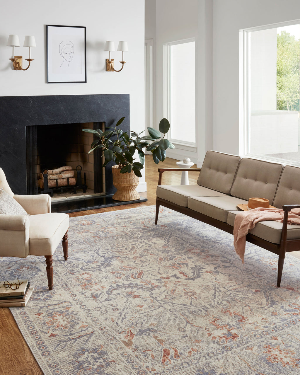 Chris Loves Julia x Loloi Rosemarie Sample Rug