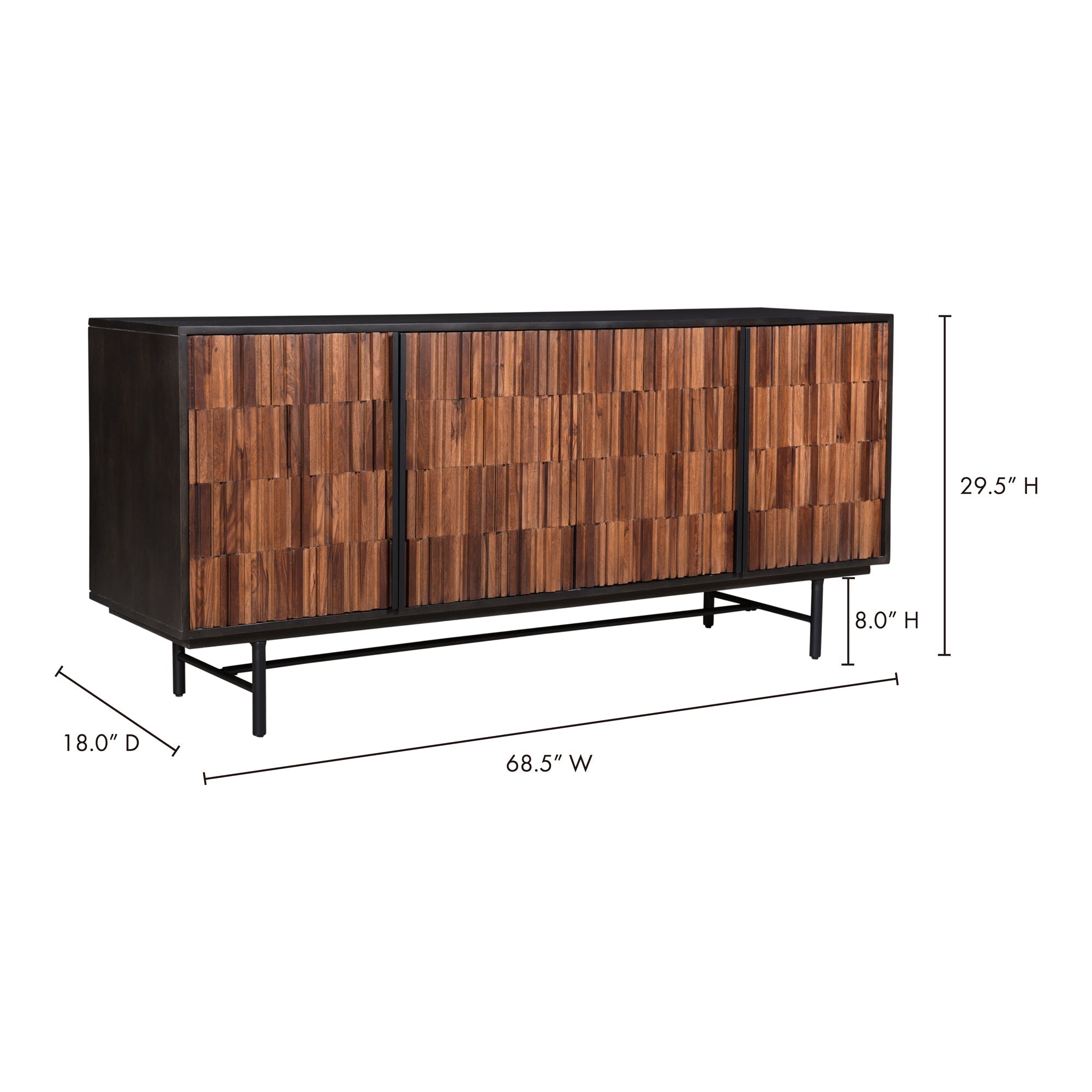 Moe's Home Jackson Sideboard Black