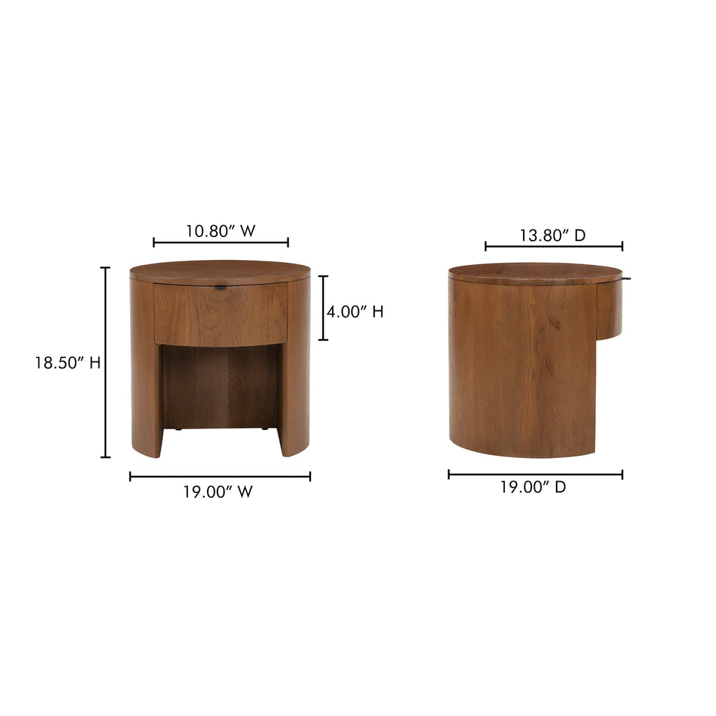 Moe's Home Theo Nightstand
