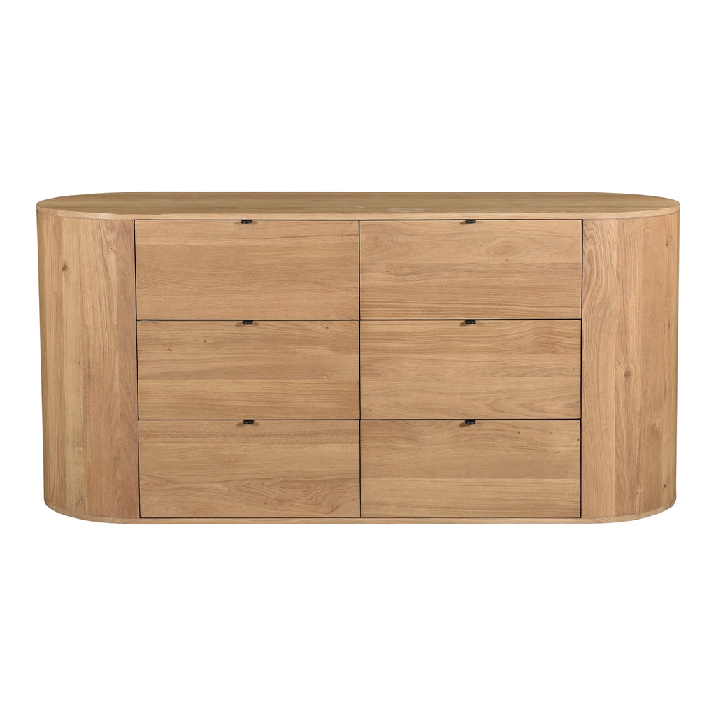 Moe's Home Theo 6 Drawer Dresser Natural