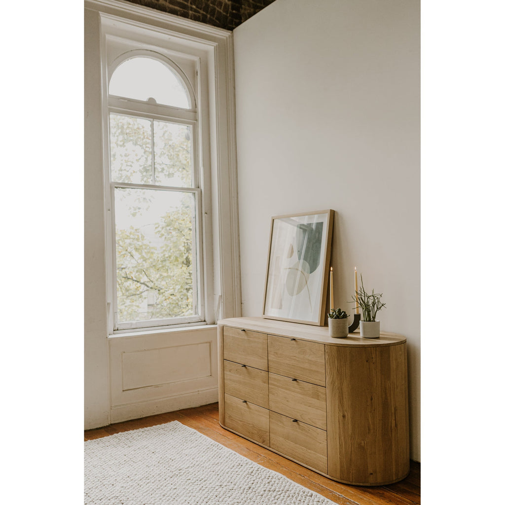 Moe's Home Theo 6 Drawer Dresser Natural