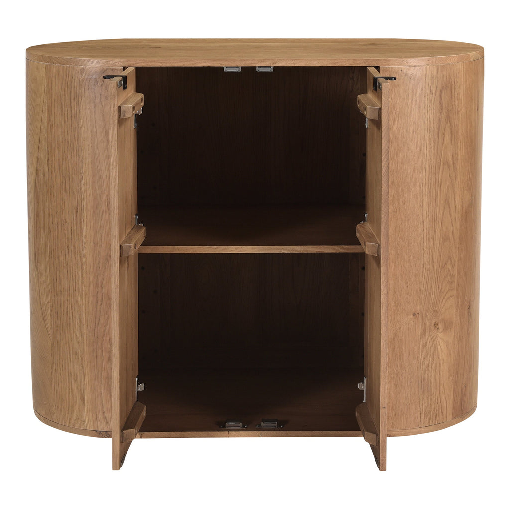 Moe's Home Theo Cabinet Natural
