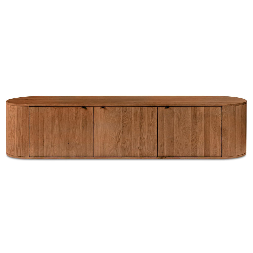 Moe's Home Theo Media Bench Brown