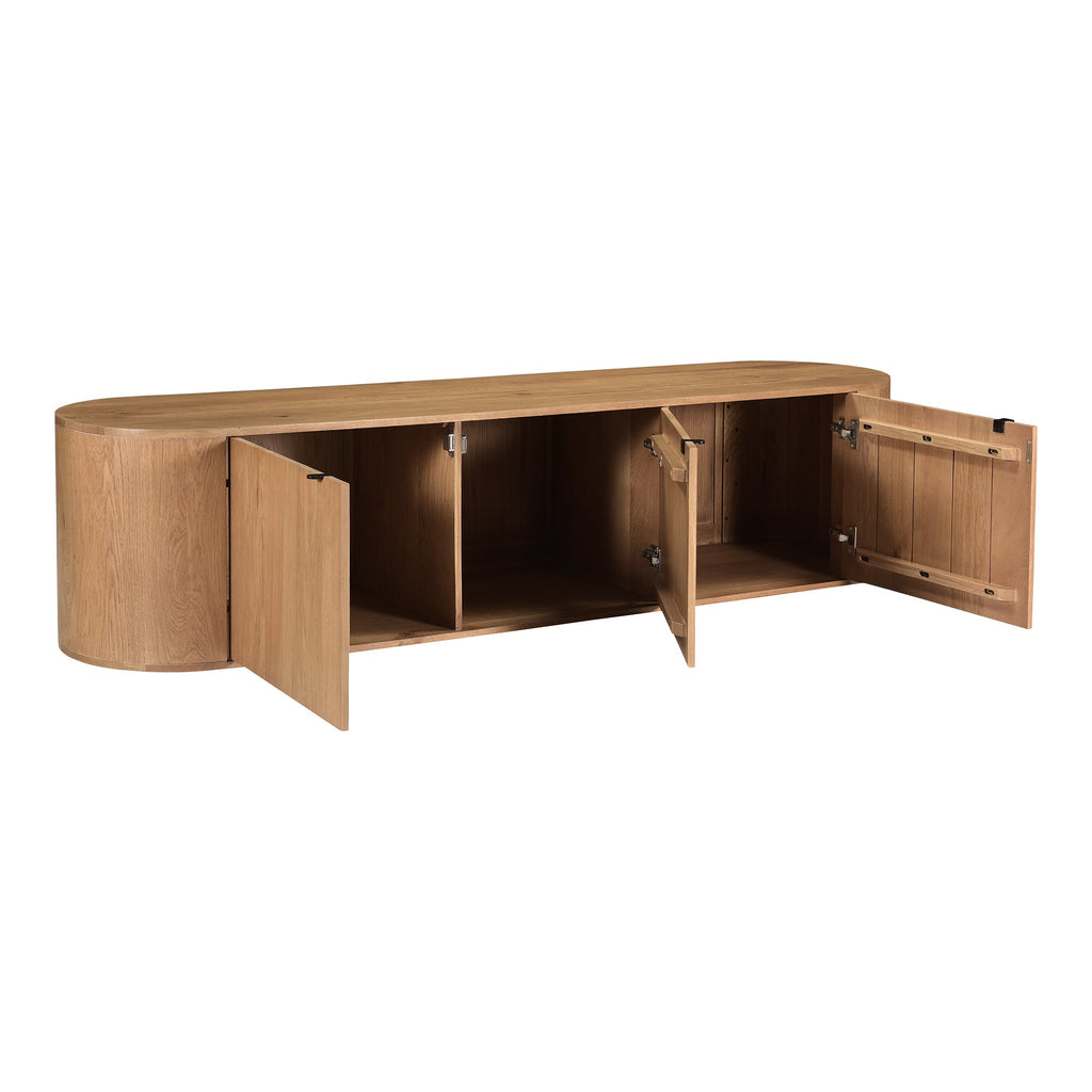 Moe's Home Theo Media Bench Natural
