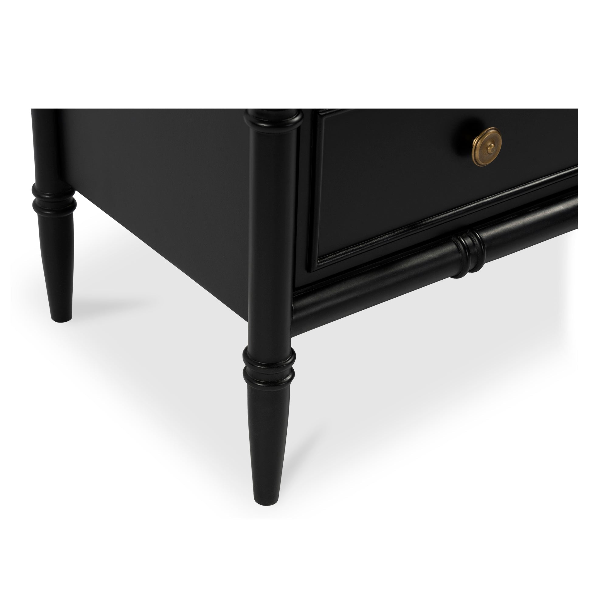 Moe's Home Eleanor 5 Drawer Chest Black