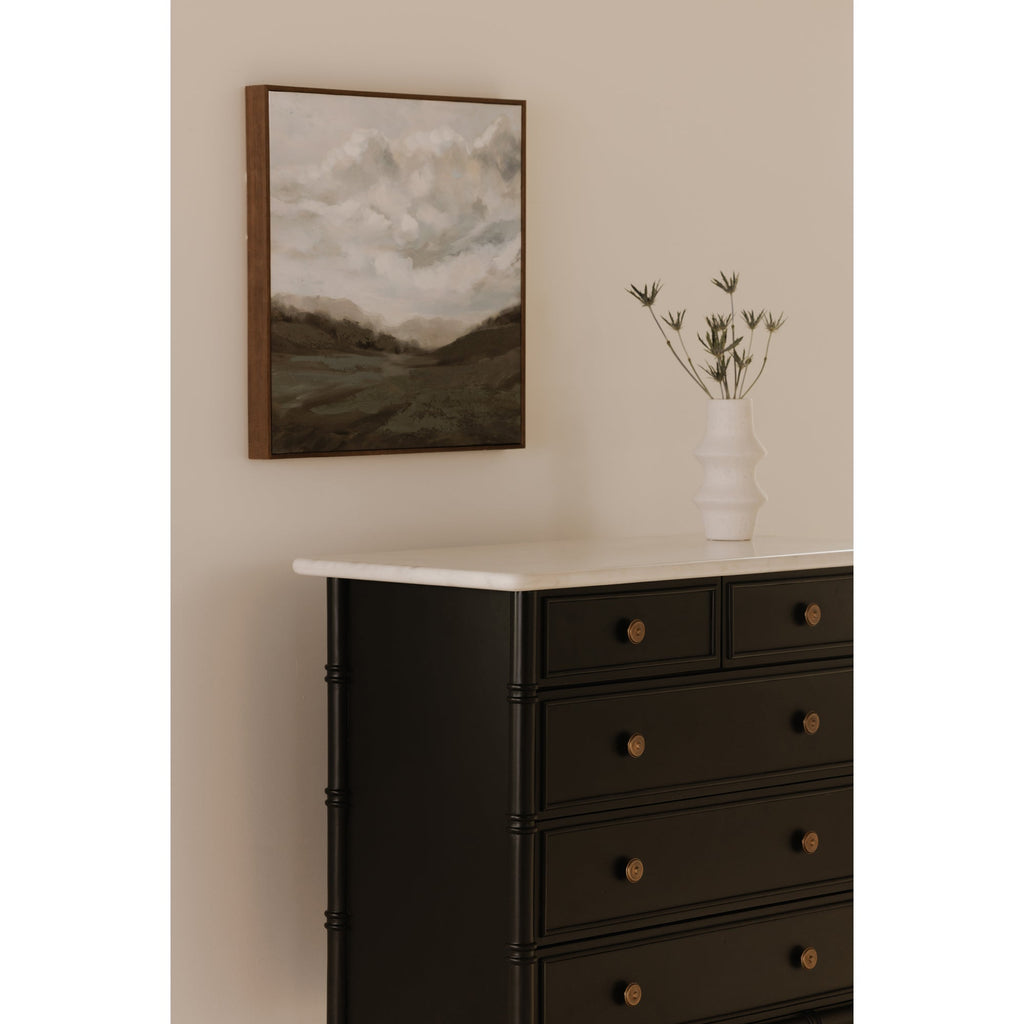 Moe's Home Eleanor 5 Drawer Chest Black
