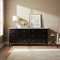 Moe's Home Eleanor 6 Drawer Dresser Black