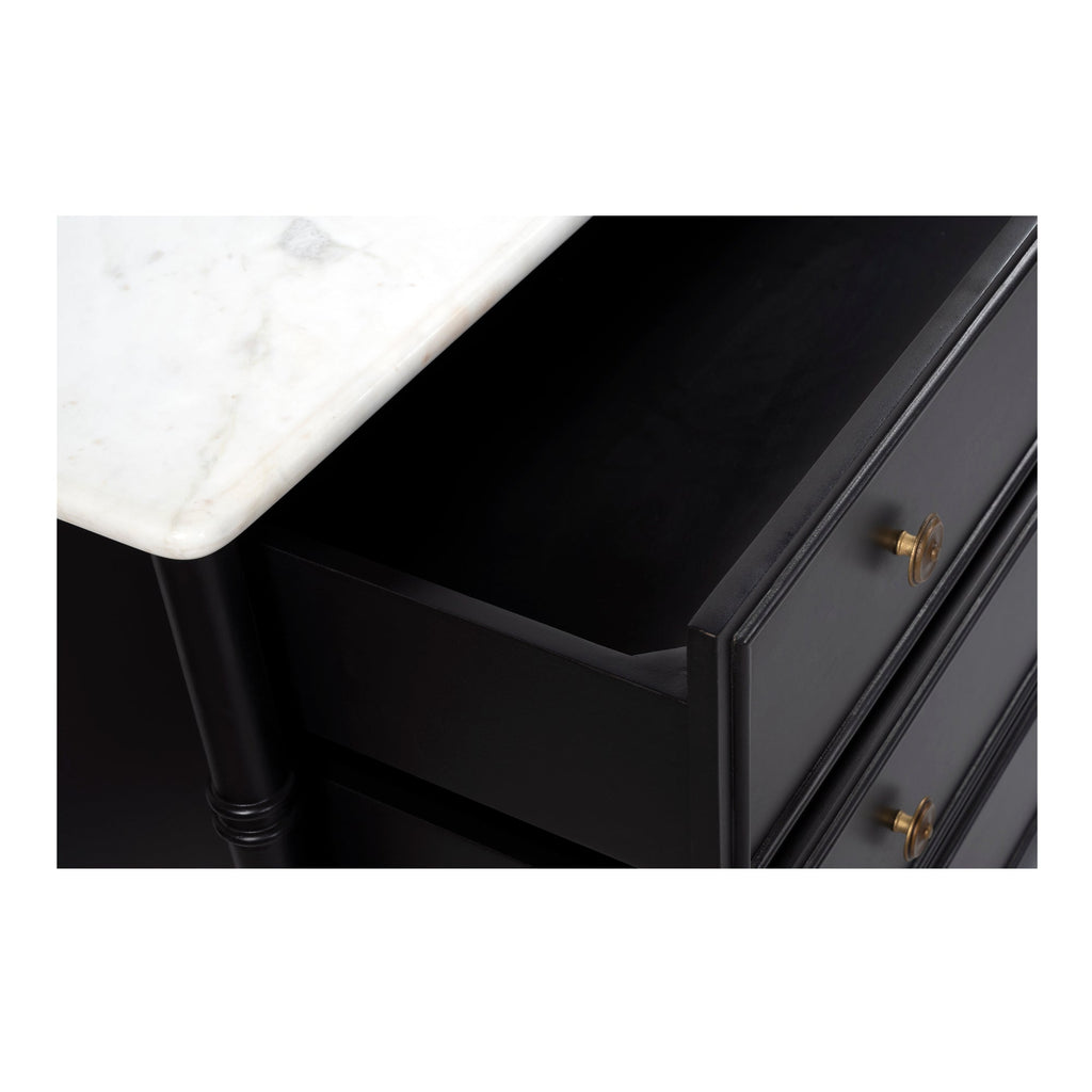 Moe's Home Eleanor 6 Drawer Dresser Black