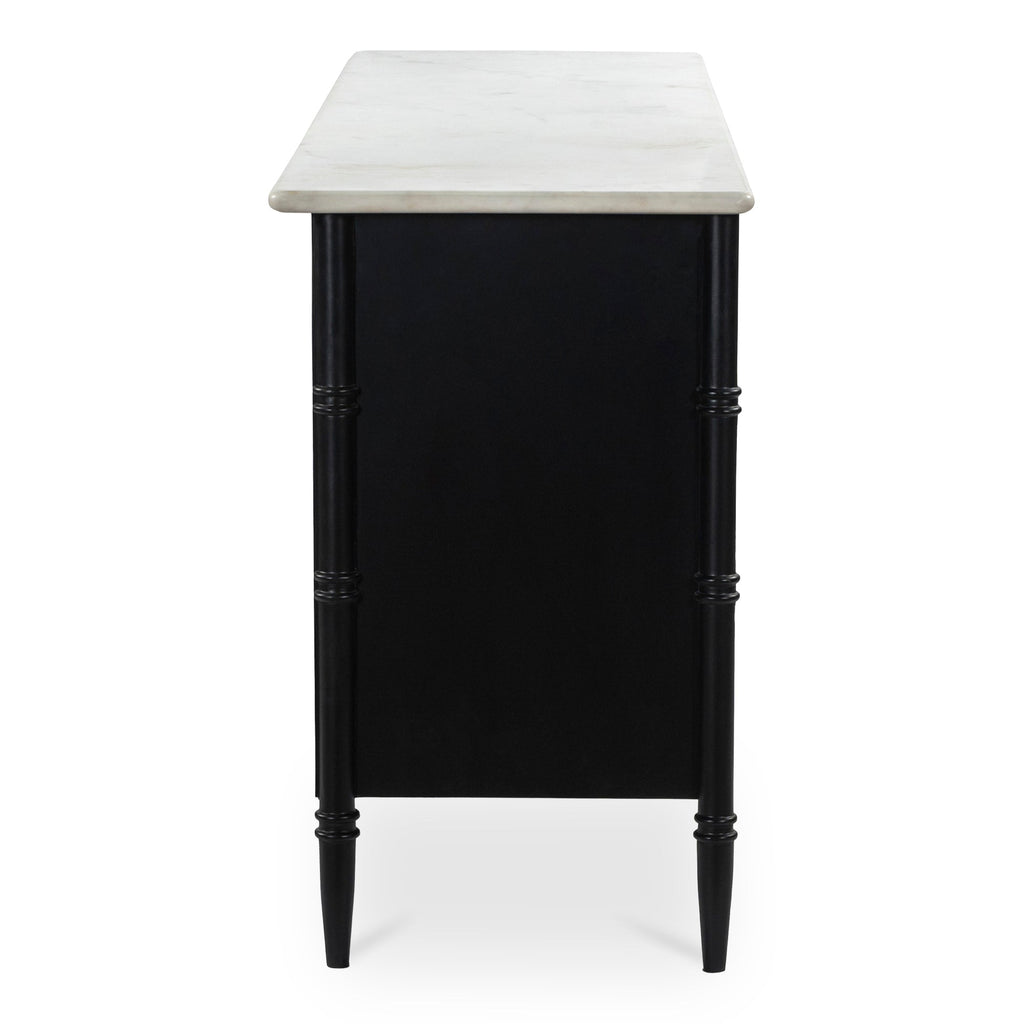 Moe's Home Eleanor 6 Drawer Dresser Black