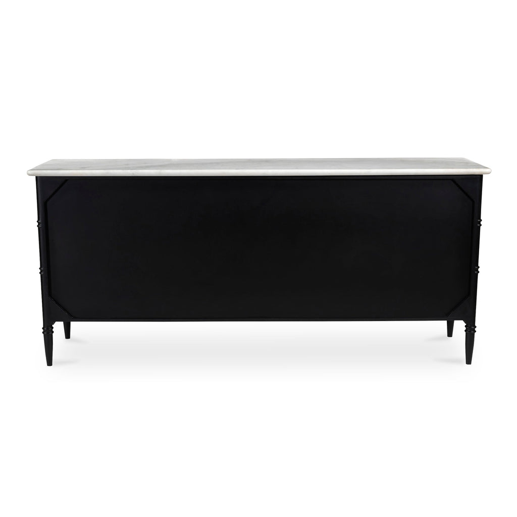 Moe's Home Eleanor 6 Drawer Dresser Black