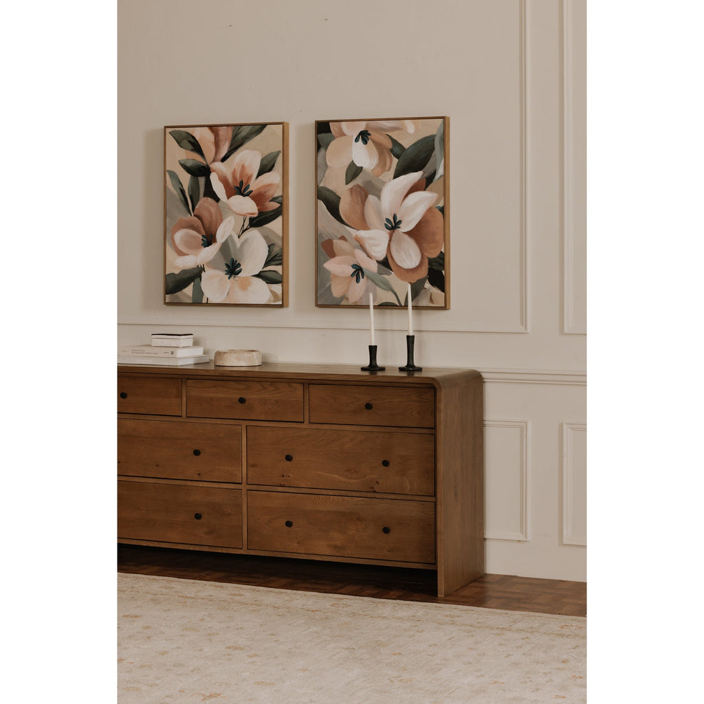 Moe's Home Riley 7 Drawer Dresser Oak