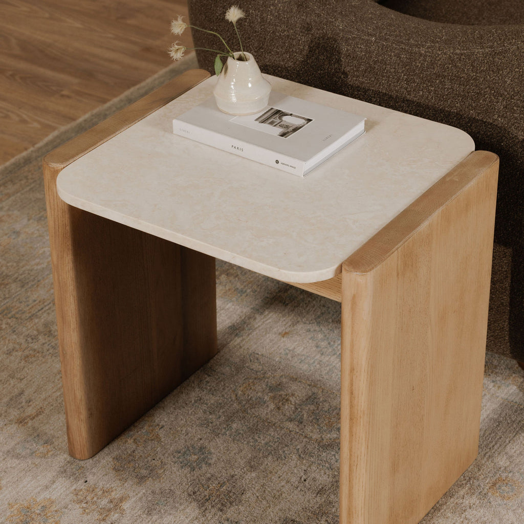Moe's Home Lane Side Table Natural