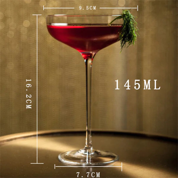 Lead-Free Martini Glass - Wide Bowl Cocktail Cup