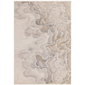 Large Cream Abstract Rug 300 x 200 cm – Seville Setas Modern Luxury Area Rug