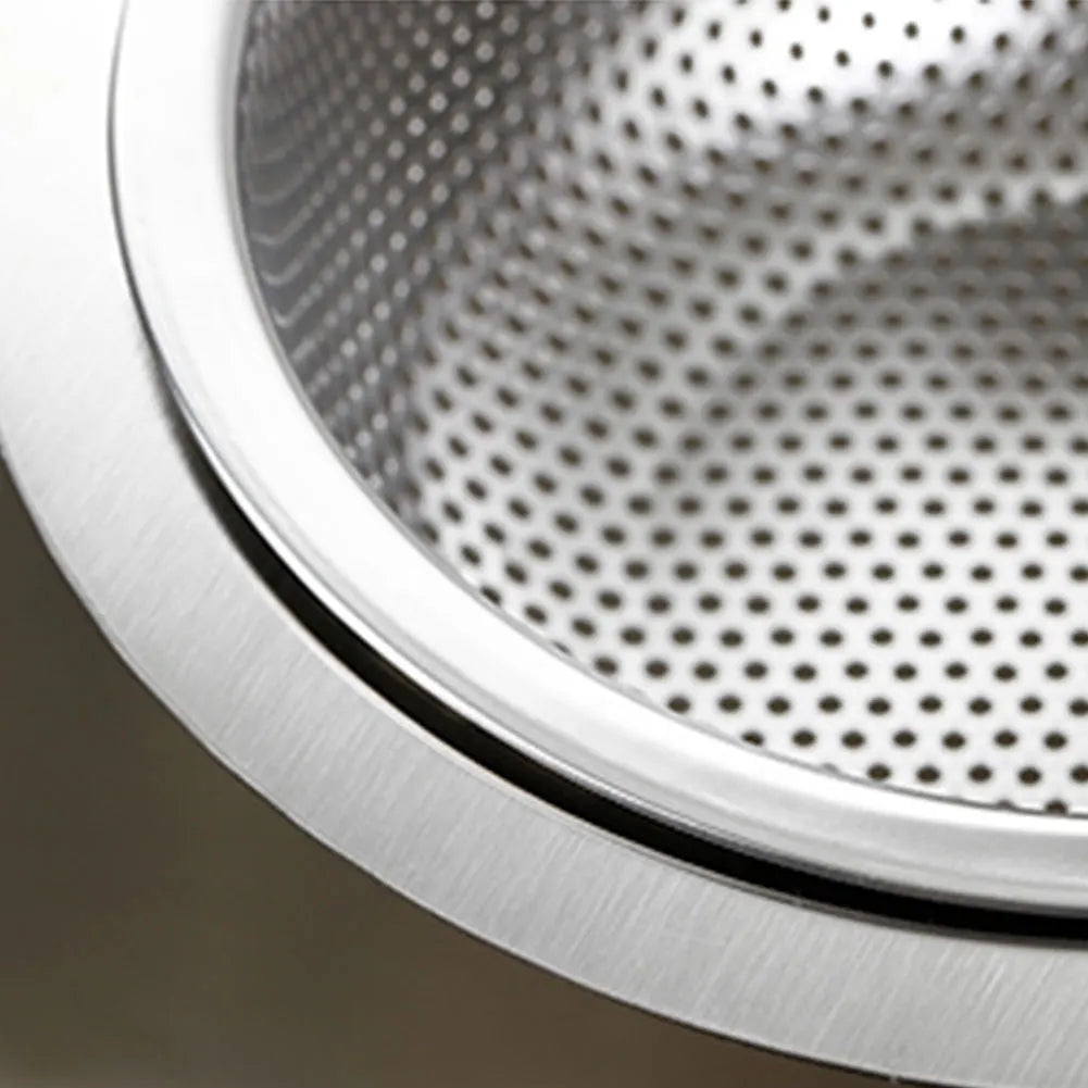 1/2 PCS Stainless Steel Sink Garbage Filter Colander Drain Basket Drain Rack for Filter Kitchen Waste & Wash Vegetables Fruits