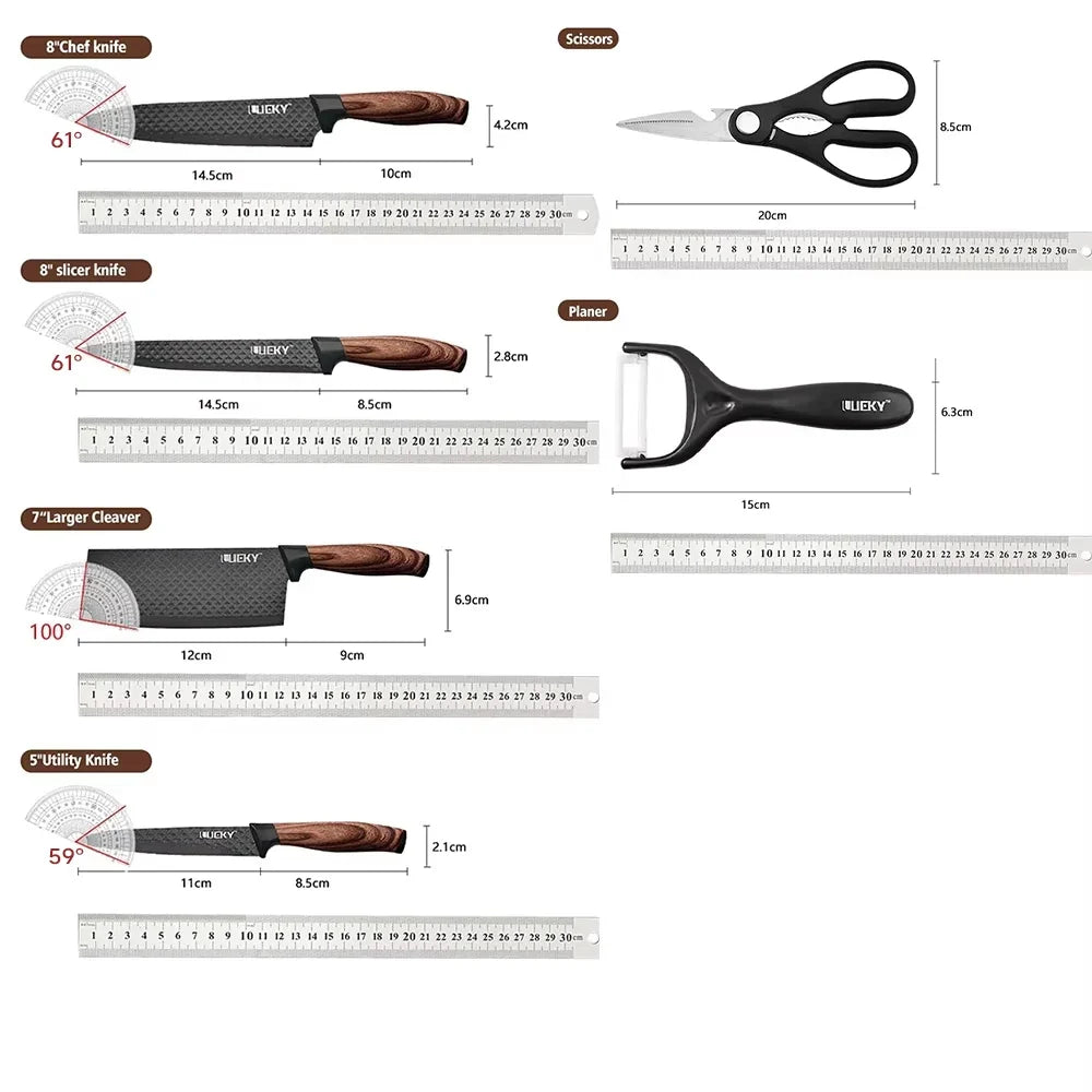 MDHAND High Carbon Stainless Steel Knives Handmade Forged Cleaver Chef Butcher Kitchen Knife Wood Handle Chef Knife Cooking Tool