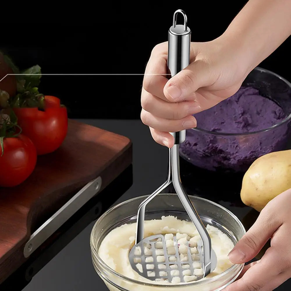 Stainless Steel Potato Mashers Ricers Masher Puree Purple Sweet Potata Pumpkin Grater Makers Tools Crusher Kitchen Acceesories