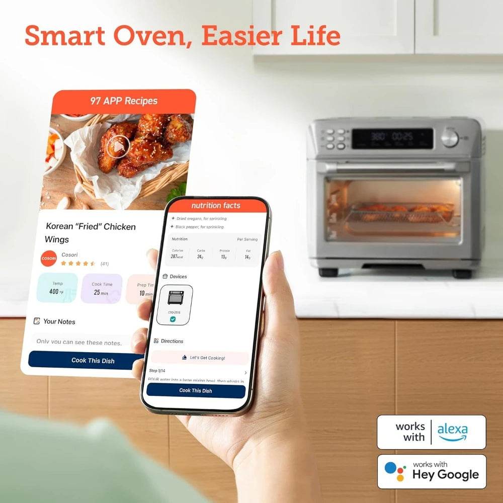 26-Quart Smart Air Fryer Convection Oven - Limited Stock – Ships in 24H