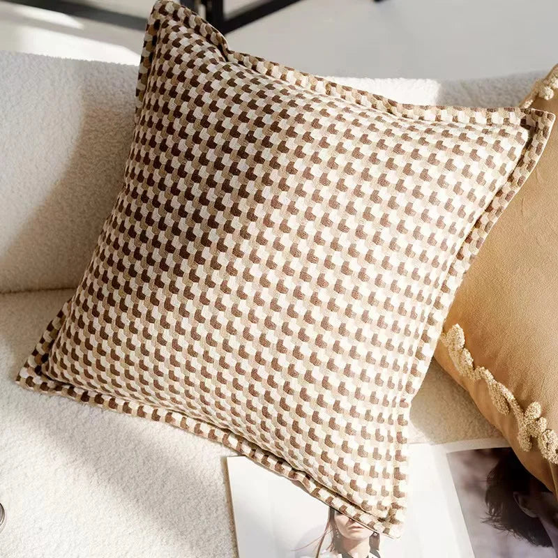 Vintage Nordic Throw Pillow Cover