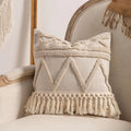 Modern Loop Yarn Pillow Cover – Minimalist Geometric Texture | Elegant Boho Home Decor Cushion for Sofa or Bed | Housewarming Gift