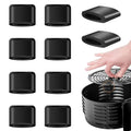10Pcs/set Air Fryer Rubber Bumpers Silicone Rubber Protective Feet Covers Heat Resistant Kitchen Accessories For Grill Pan