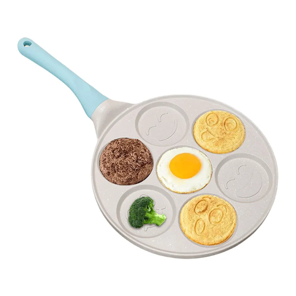 7/4 Cups Pancake Pan Egg Omelet Crepe Frying Pan Non-stick Griddle Pancake Maker Mini Pancakes Maker for Kids Breakfast