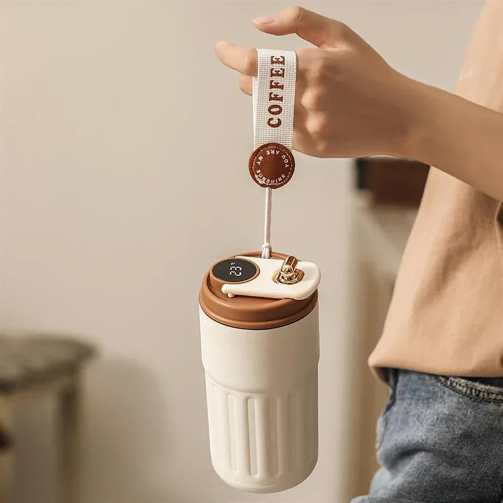 LED Display Smart Thermos Bottle – Hot & Cold Flask