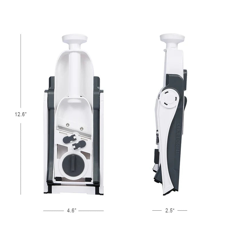 Manual Slicer Multifunction Adjustable Mandoline – Vegetable, Fruit, Potato Chopper Cutter
