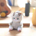Shark Cat Fried Shrimp Plush Toy Keychain