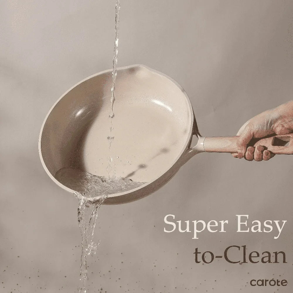 Premium Nonstick Ceramic Skillet Induction Frying Pan Toxin Free Easy Clean Heavy Duty Cookware Chef Pan Suitable All Stoves