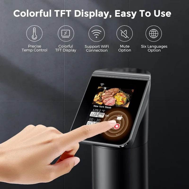 WiFi Sous Vide Cooker for Precision Cooking