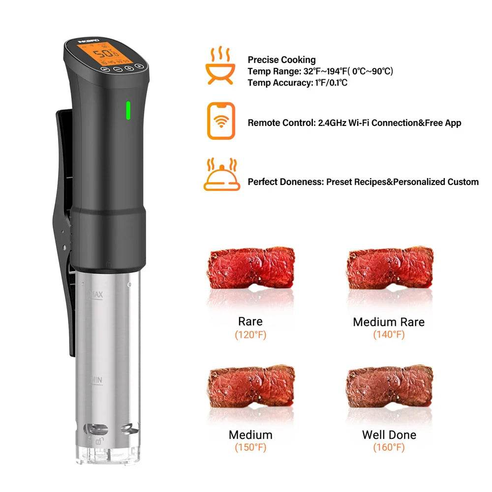Wi-Fi Sous Vide Precision Cooker