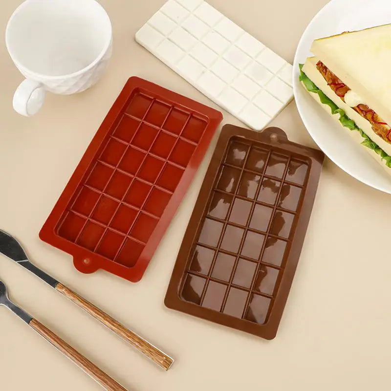 Chocolate Molds Bakeware Cake Molds High Quality Square Eco-friendly Silicone mold DIY Food Grade 24 Cavity Candy Tools