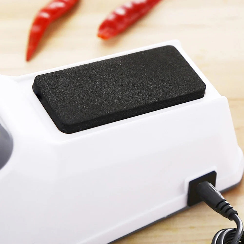Electric Knife Sharpener – USB Rechargeable Automatic Sharpening Tool for Kitchen Knives