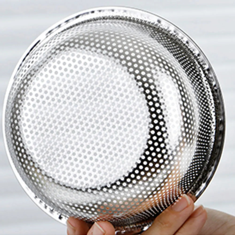 1/2 PCS Stainless Steel Sink Garbage Filter Colander Drain Basket Drain Rack for Filter Kitchen Waste & Wash Vegetables Fruits