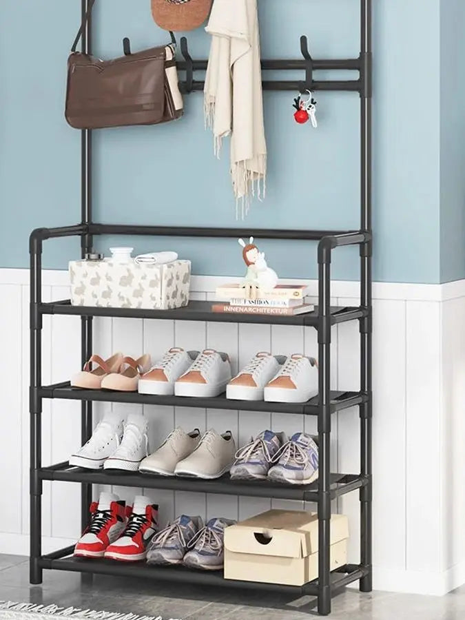 Insoles and shoe storage racks, brand new portable reinforced 5-tier hat racks with shelves - multi-functional living room, bath