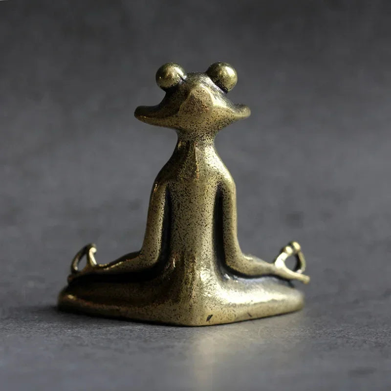Zen Sitting Frog Incense Holder