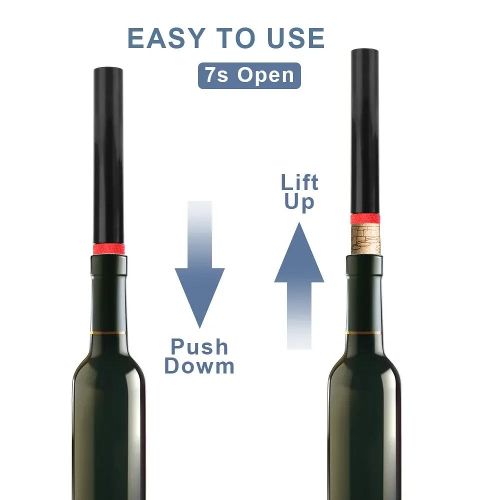 🍷 Air Pressure Wine Opener – Effortless Cork Removal