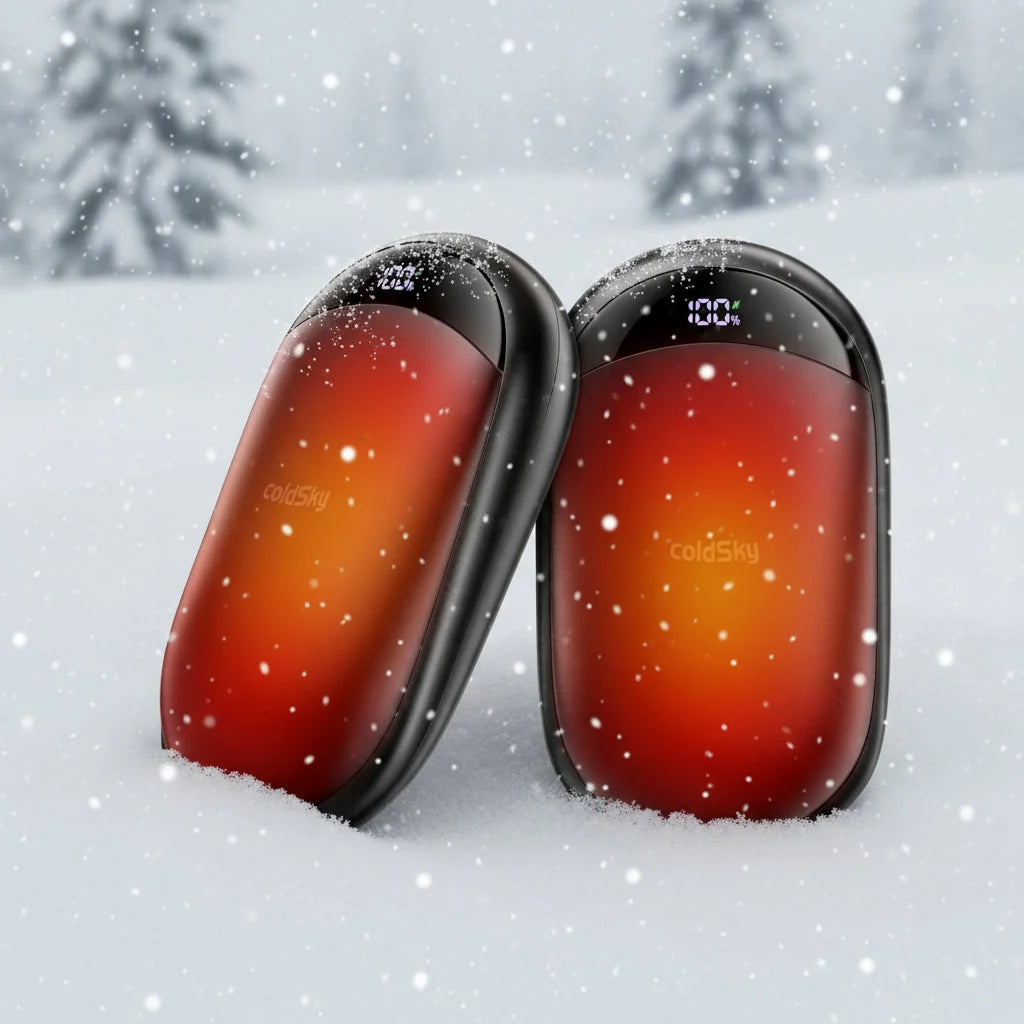 🔥 Rechargeable Hand Warmers 2-Pack – Magnetic Electric Pocket Heater
