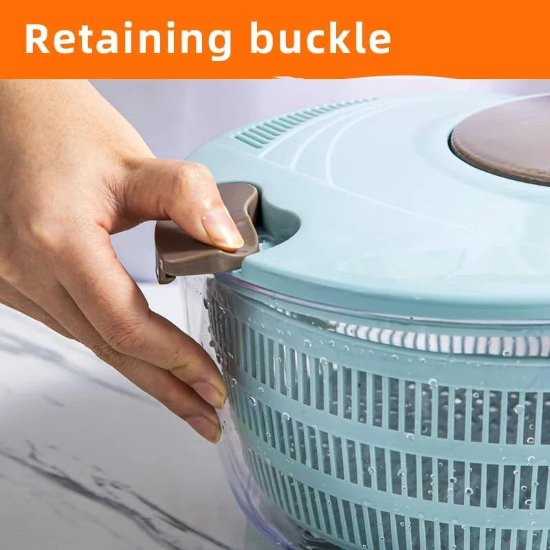 🥗 4.24 Quart Salad Spinner – Rinse, Spin & Serve Greens with Ease