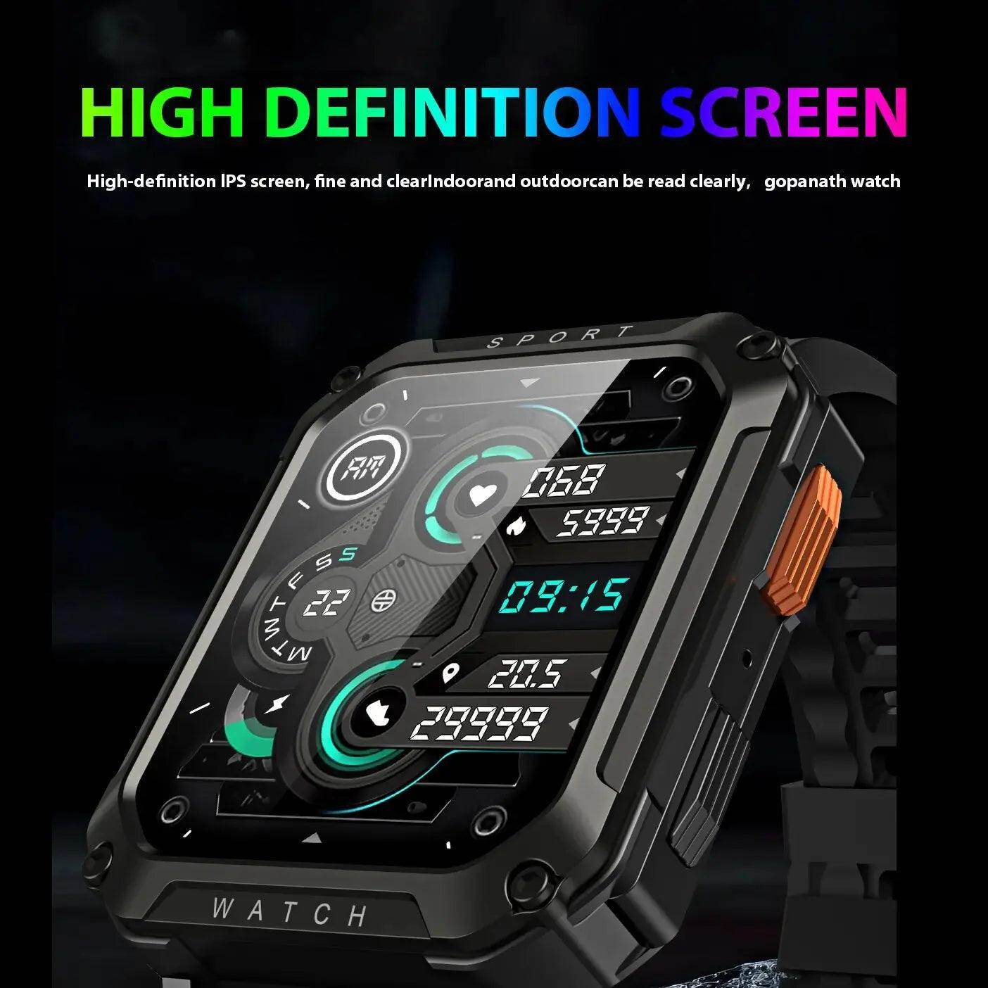 Mens Smart Watch with Bluetooth Call For Android