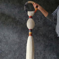 Macrame Ball Wall Hanging – Boho Handwoven Sculpture