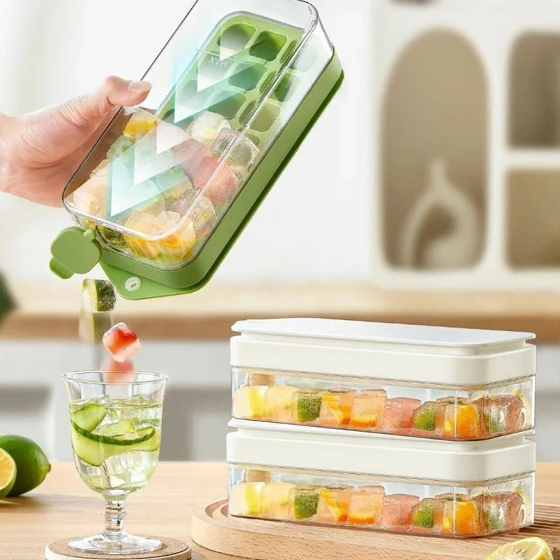 21-Grid Silicone Ice Cube Tray