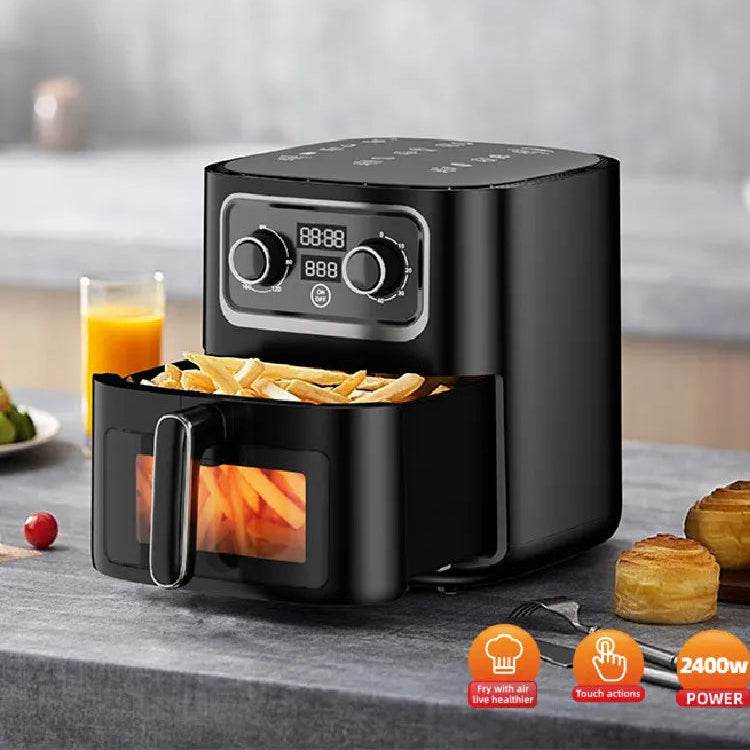 8L Intelligent Air Fryer Automatic Convection Oven