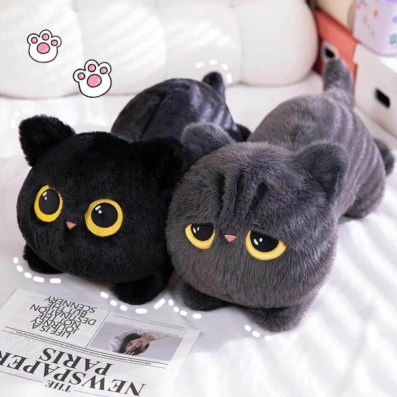 Cute Cat Lying Plush Sofa Pillow