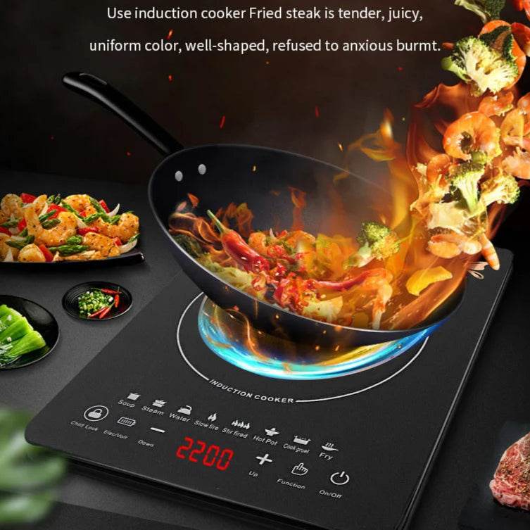 Portable Kitchen Countertop Induction Cooktop Burner